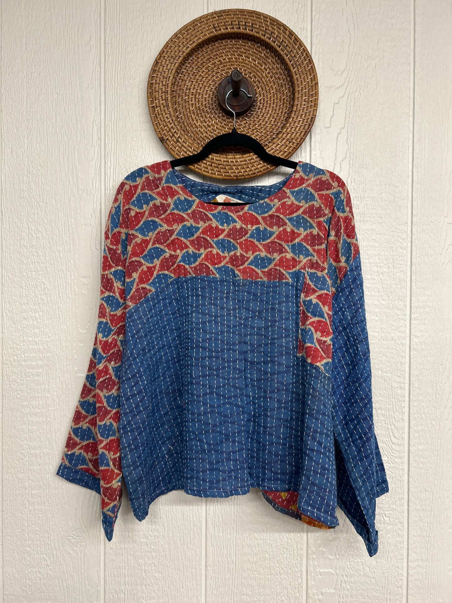 Pareo Kantha Wanderer Pocket Crop Top 0226 087