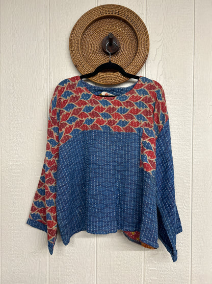 Pareo Kantha Wanderer Pocket Crop Top 0226 087