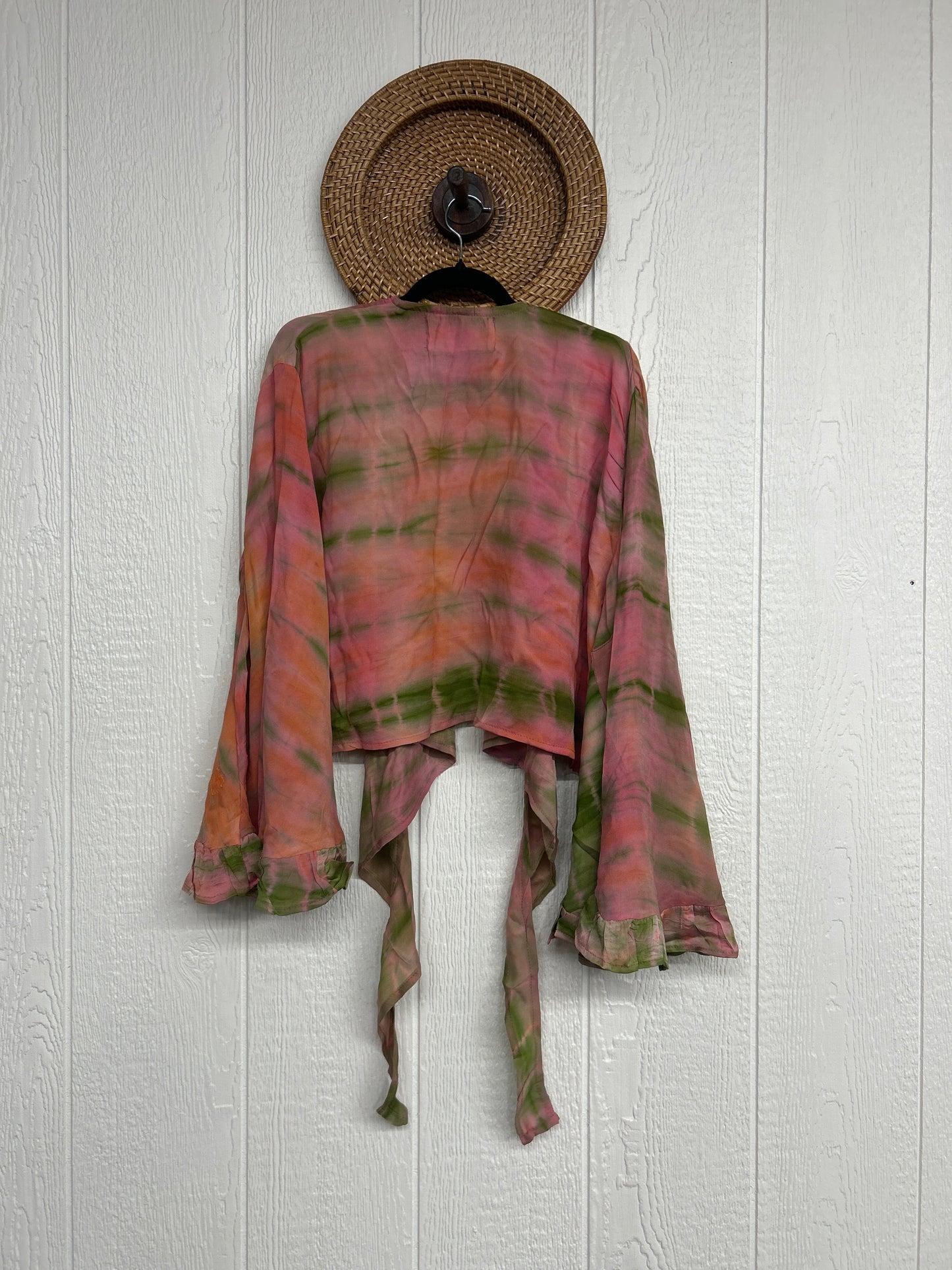 Crepe Sari Zeppelin Crop Shrug 0426 232