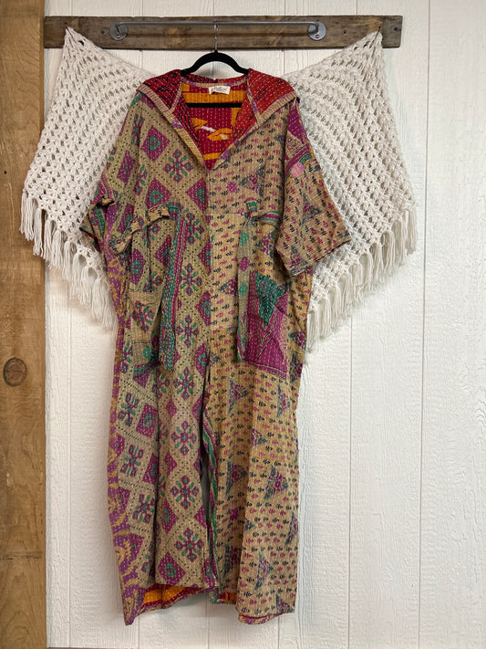 Kantha Zen Hoodie Jumpsuit 0925 244