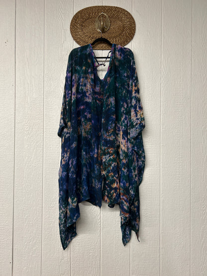 Crepe Sari Orchid Kimono 0626 125