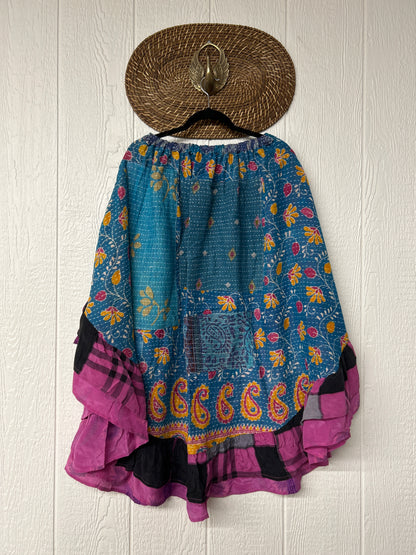 Pareo Kantha Wild Rose Skirt 0426 046