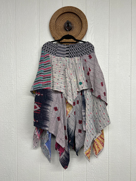Pareo Kantha Pixie Skirt 0426 193