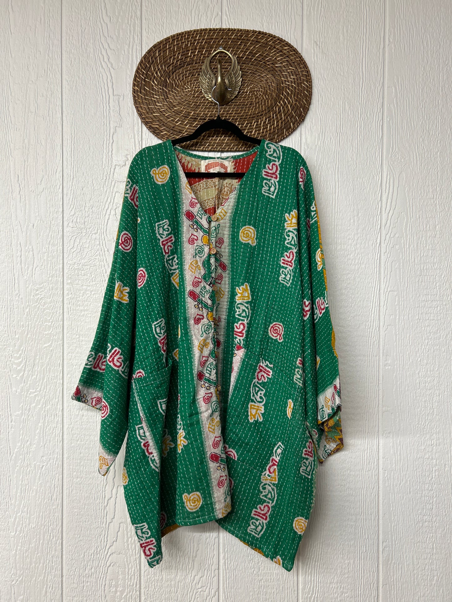 Pareo Kantha Gaia Button-Down Kimono 0126 192