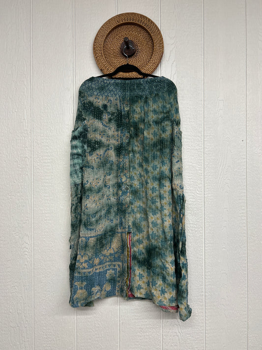 Aura Edit Pareo Kantha Butterfly Cargo Skirt 0726 004