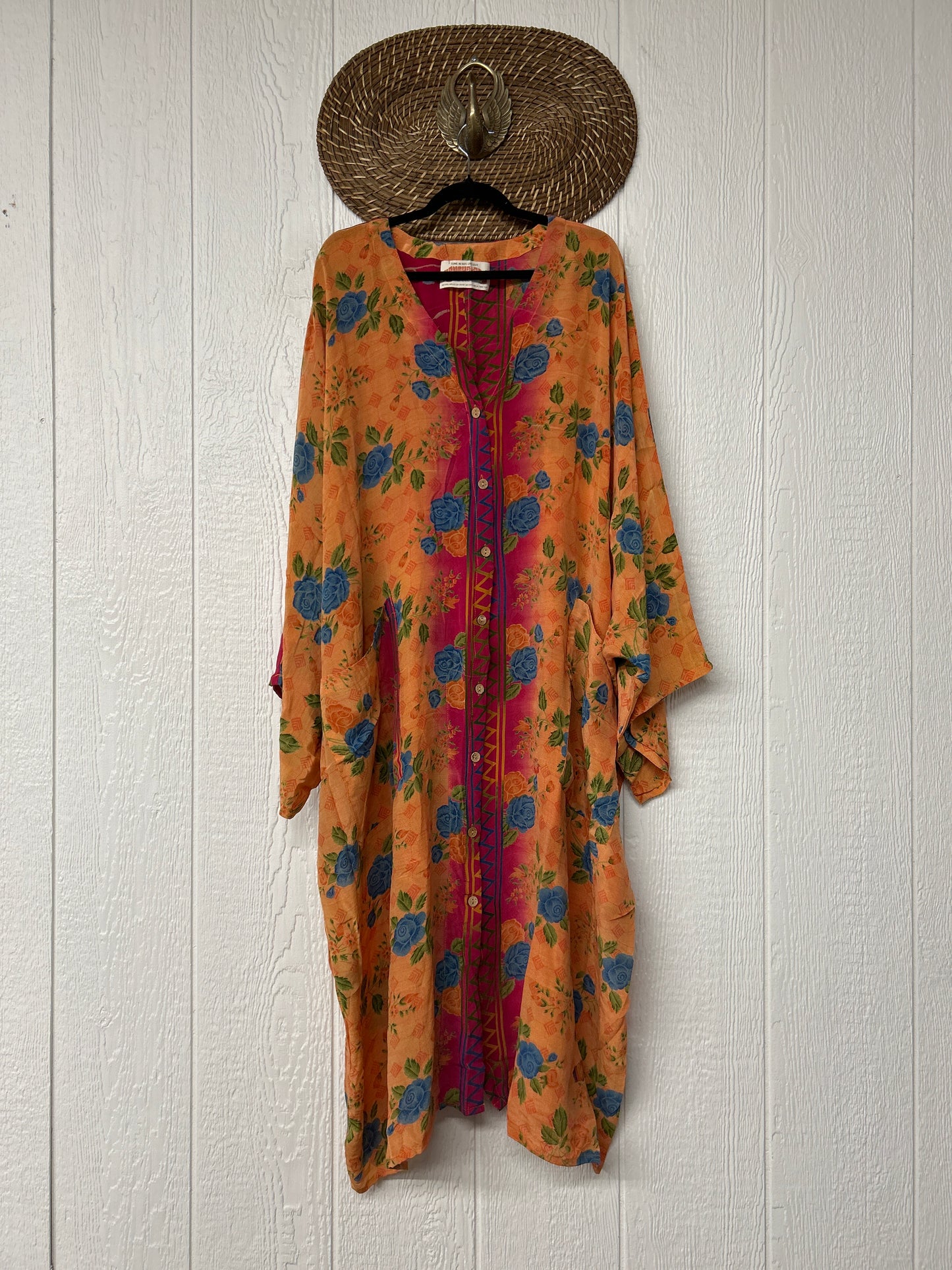 Crepe Sari Gaia Duster Dress 0826 040