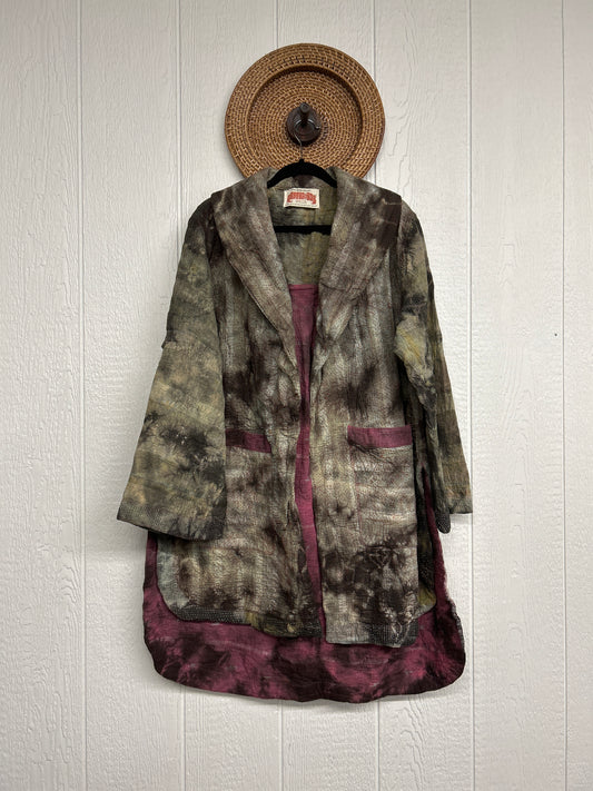 Fine Kantha Drifter Coat 1026 271