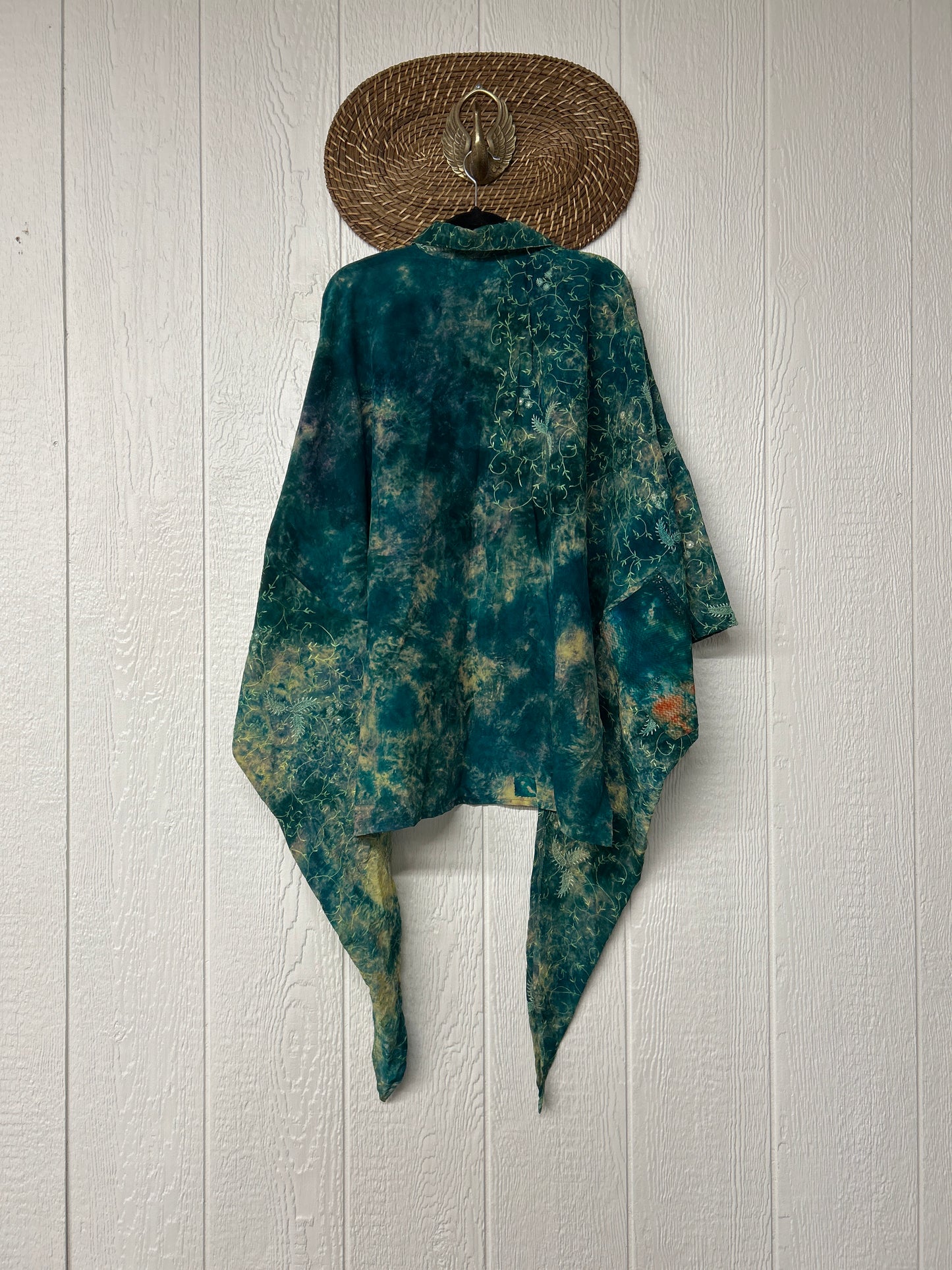 Crepe Sari Summer Nirvana Button Down 0626 099