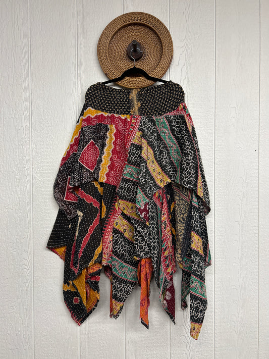 Pareo Kantha Pixie Skirt 0426 157