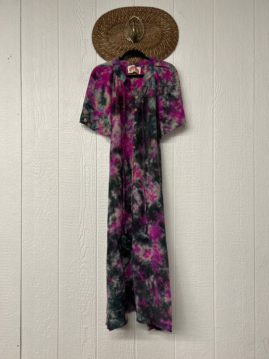 Crepe Sari Summer Woodstock Duster 0626 246