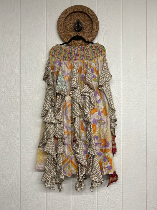 Pareo Kantha Willow Maxi Skirt 0826 214