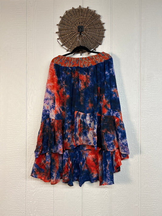 Crepe Sari Dahlia Skirt 1026 199