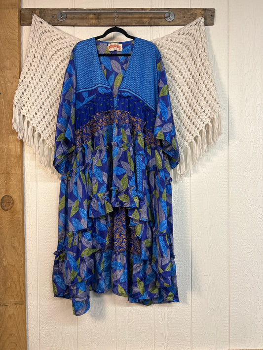 Rasgulla Sari Rhiannon Kimono 0826 047