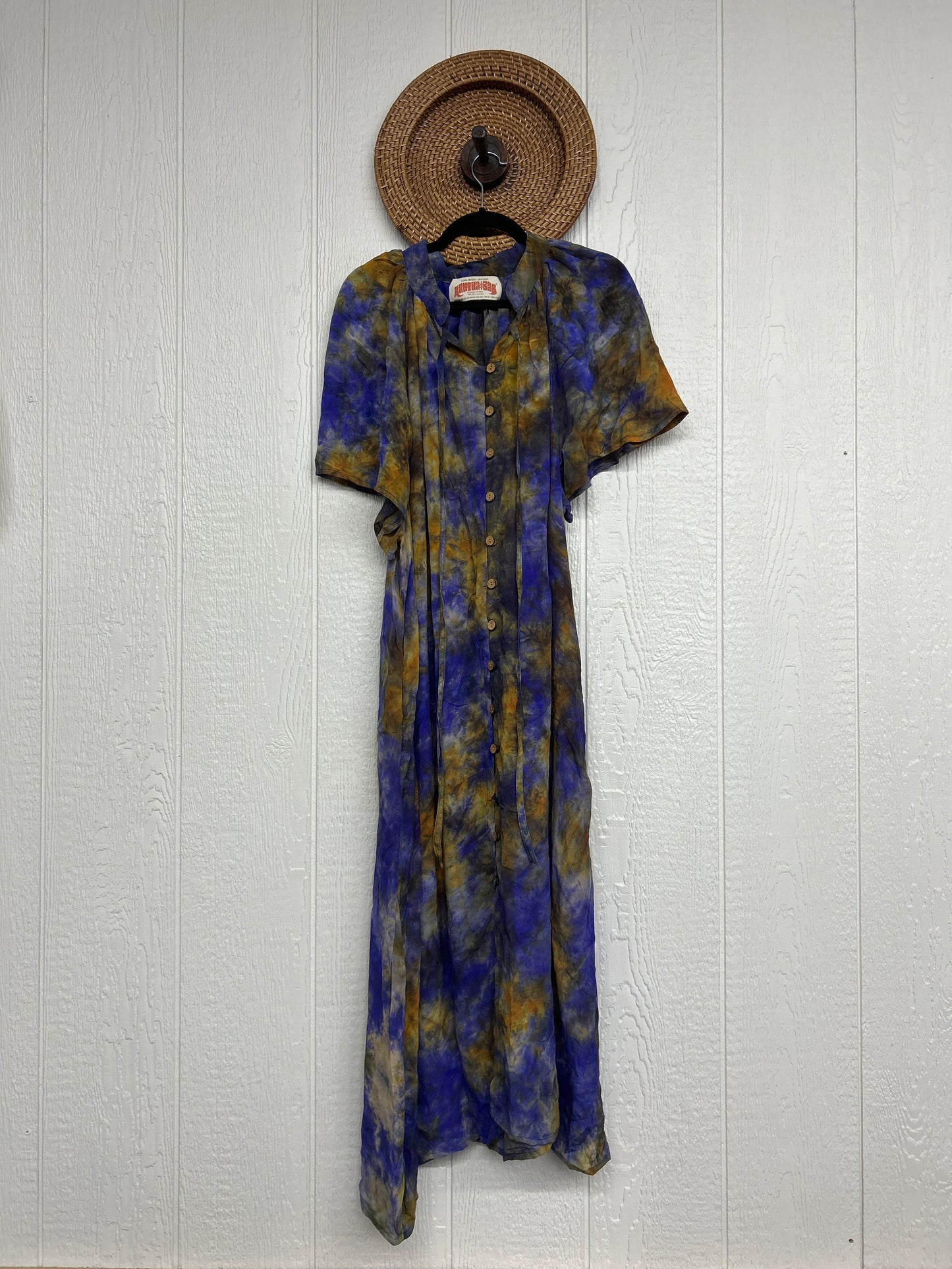 Crepe Sari Summer Woodstock Duster 0626 121