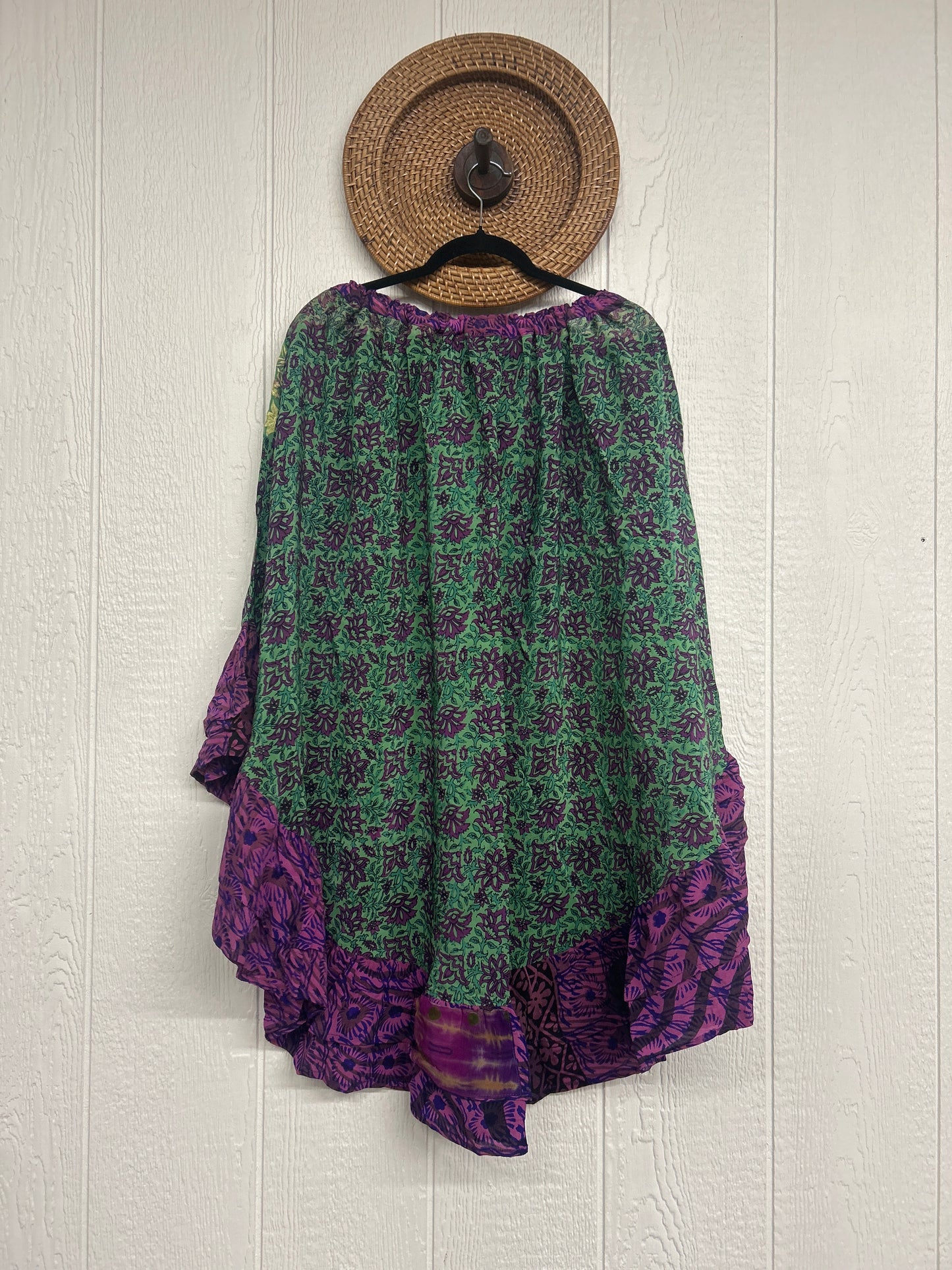 Crepe Wild Rose Skirt 1025 248