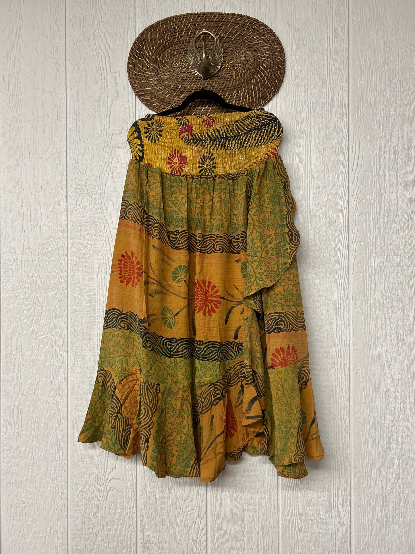 Crepe Sari Inner Peace Wrap Skirt 0626 199