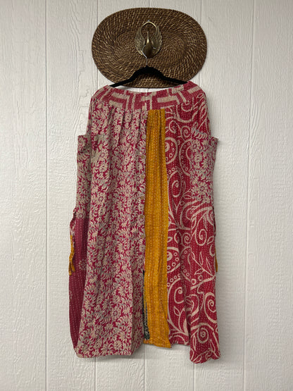 Pareo Kantha Butterfly Cargo Skirt 0426 144