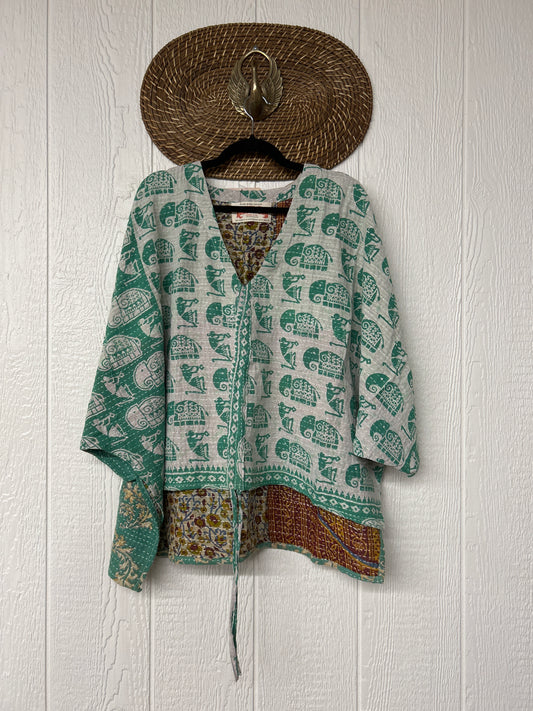 Pareo Kantha Hi-Lo Butterfly Top 0626 277