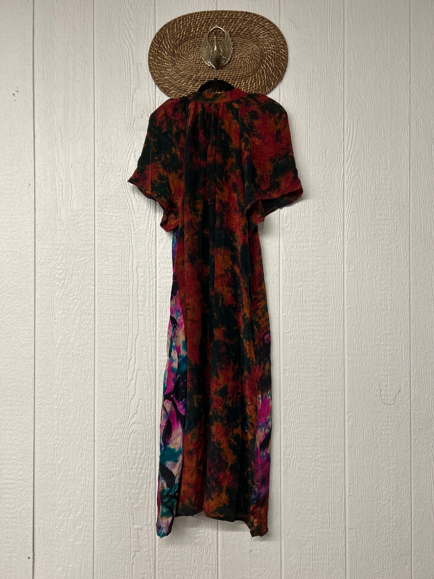 Crepe Sari Summer Woodstock Duster 0626 201