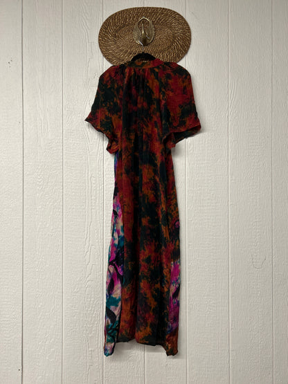 Crepe Sari Summer Woodstock Duster 0626 201
