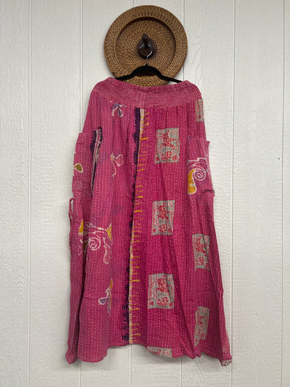 Pareo Kantha Butterfly Cargo Skirt 0426 207