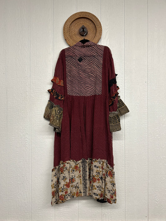 Crepe Sari Rhiannon Duster Dress 0226 177