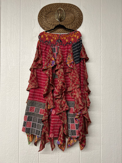 Pareo Kantha Willow Maxi Skirt 0826 160