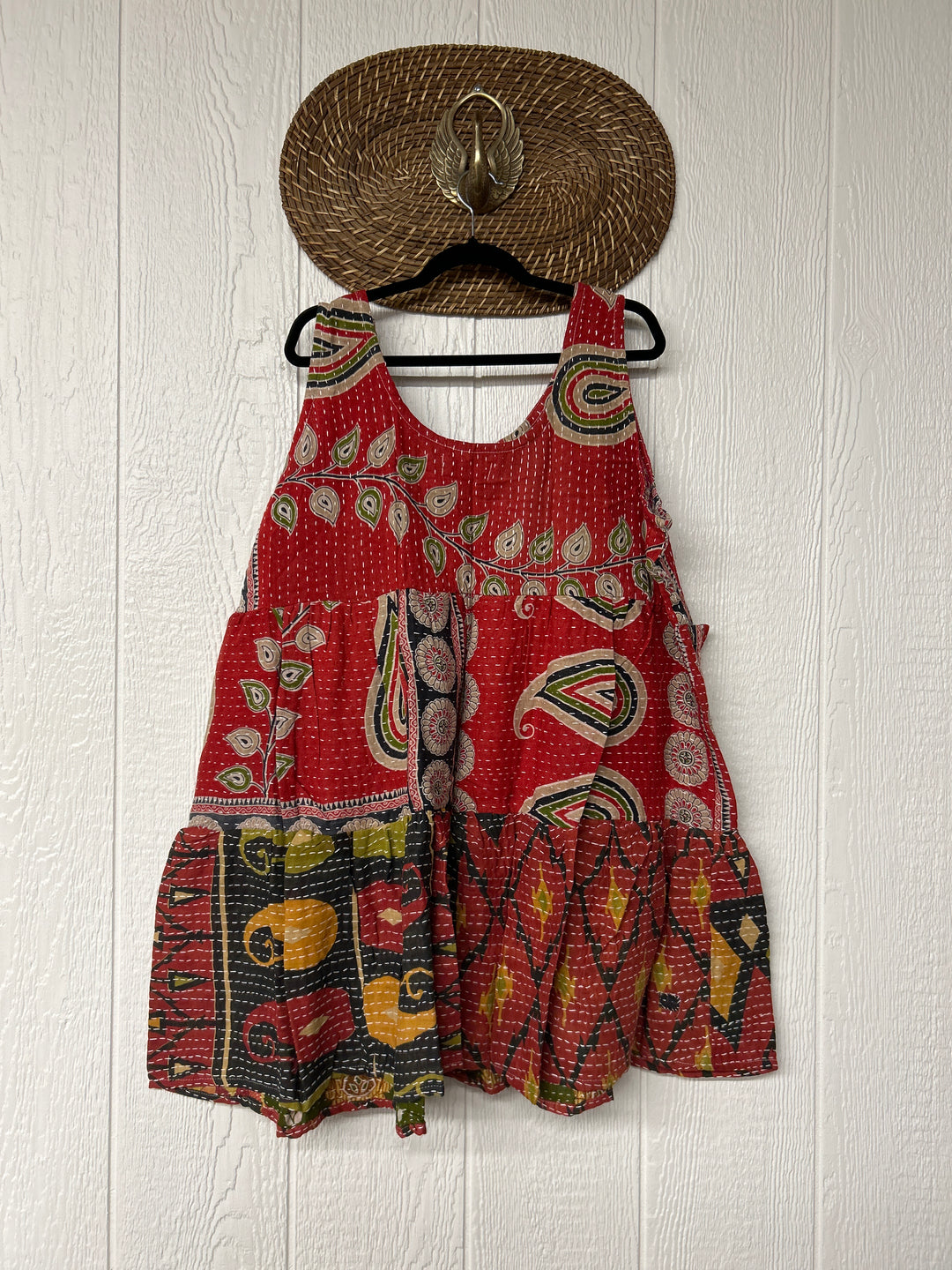 Kantha Meadow Mini Dress 0625 236