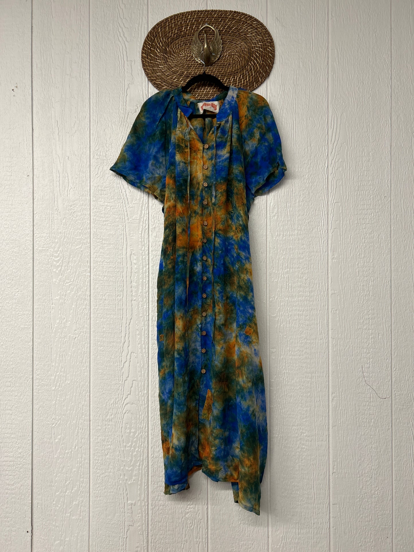 Crepe Sari Summer Woodstock Duster 0626 206
