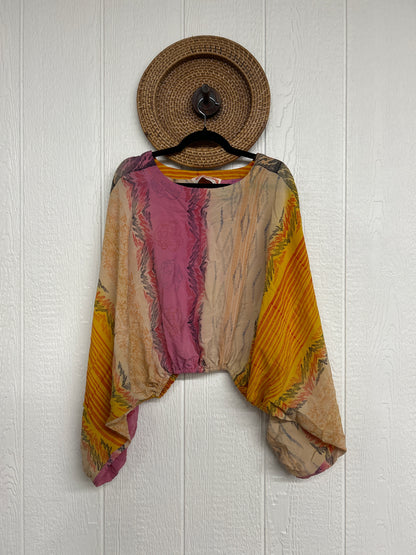 Crepe Sari Luna Crop Top 0126 034