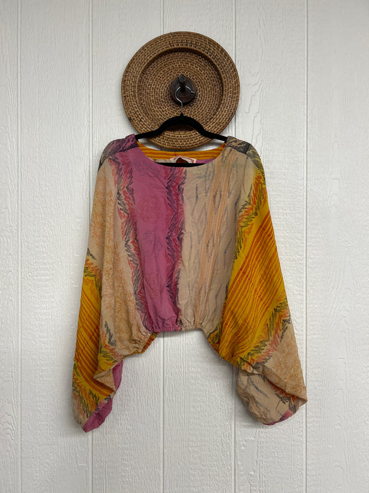 Crepe Sari Luna Crop Top 0126 034