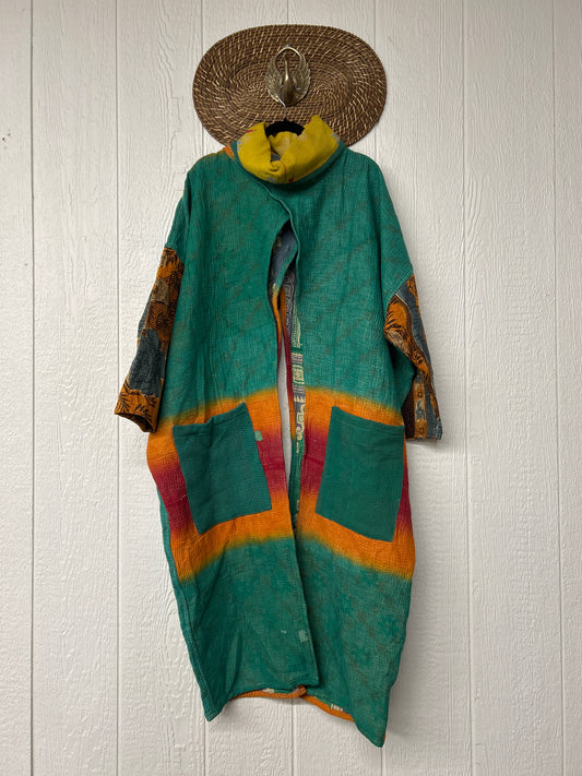 Fine Kantha Cowl Split Pullover 1225 076