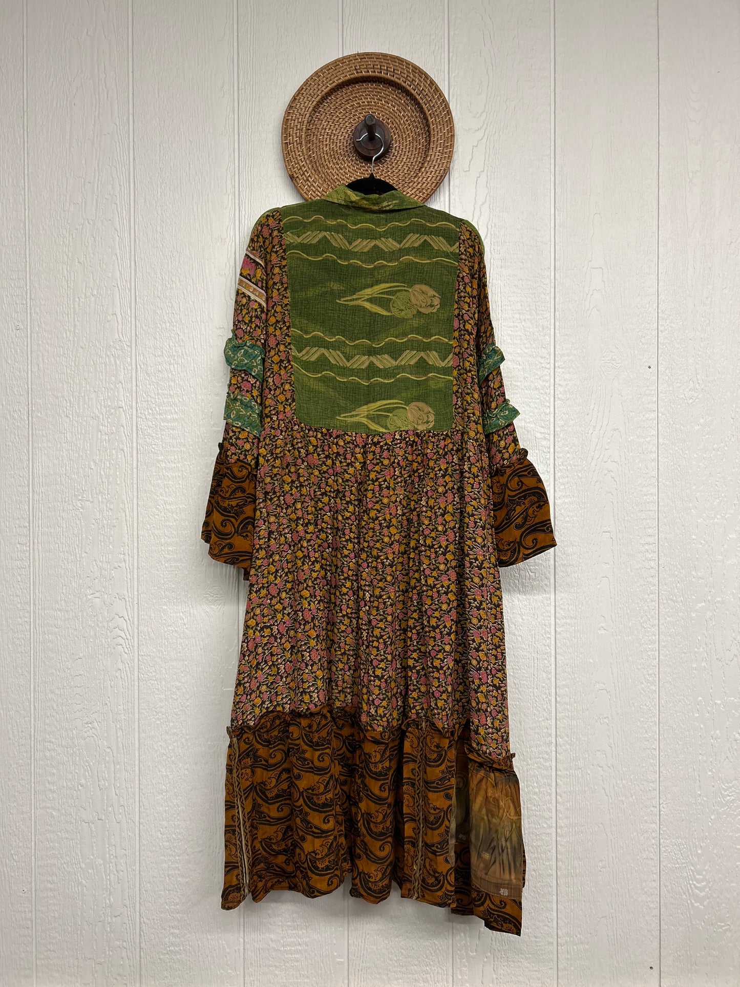 Crepe Sari Rhiannon Duster Dress 0226 199