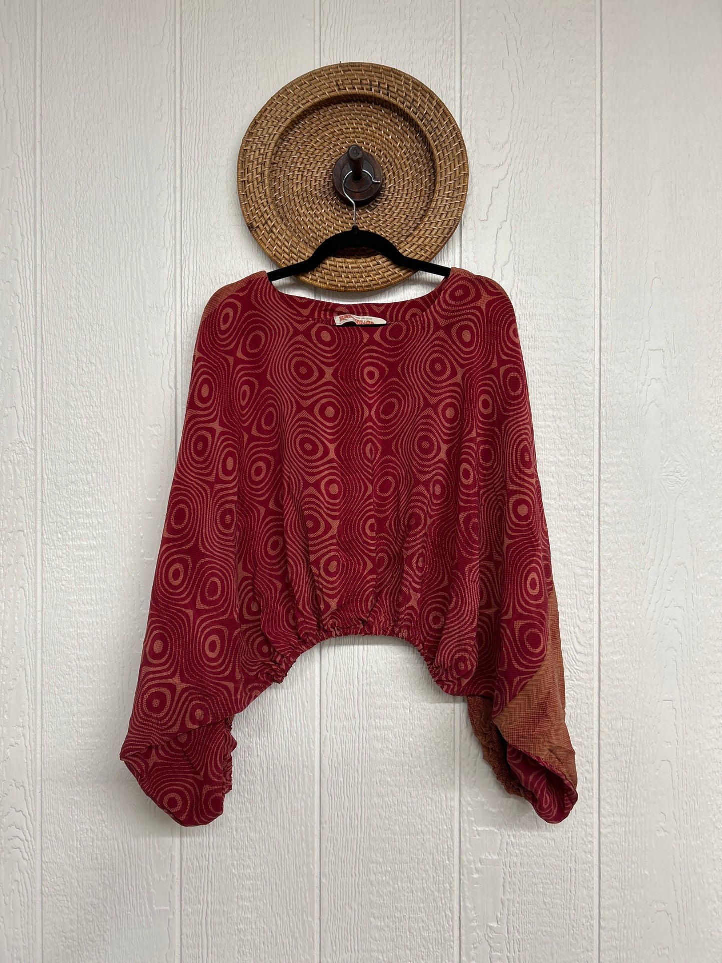 Crepe Sari Luna Crop Top 0126 100