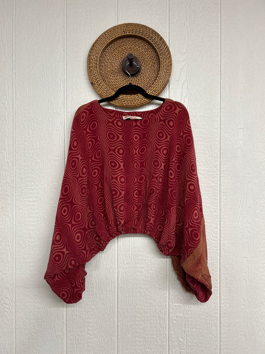 Crepe Sari Luna Crop Top 0126 100