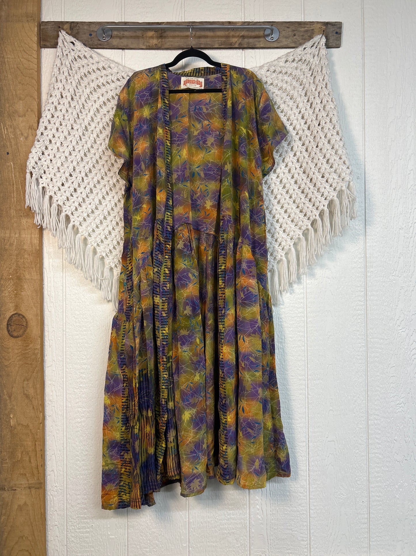 Crepe Sari Summer Evermore Kimono 0726 213