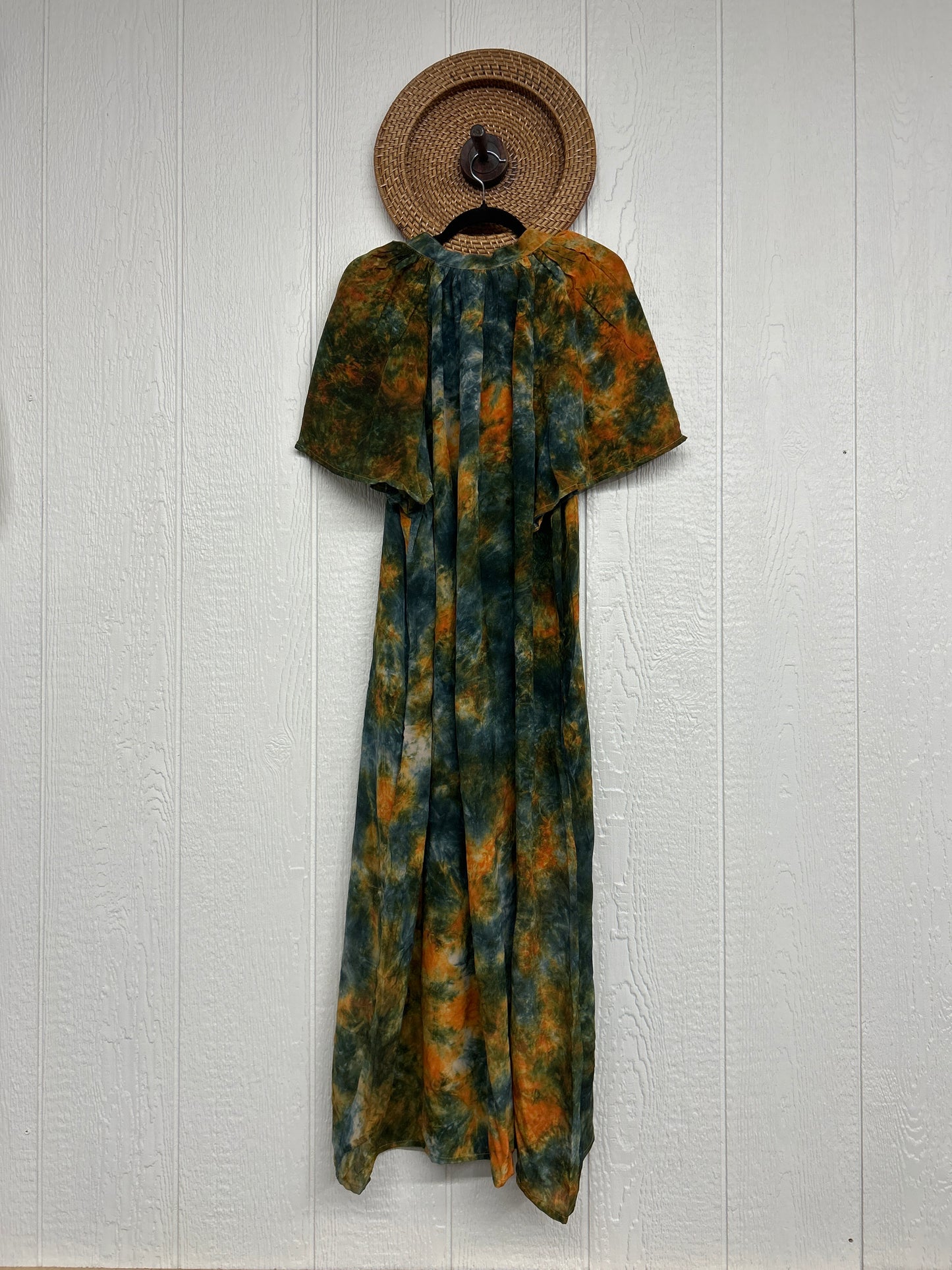 Crepe Sari Summer Woodstock Duster 0626 022
