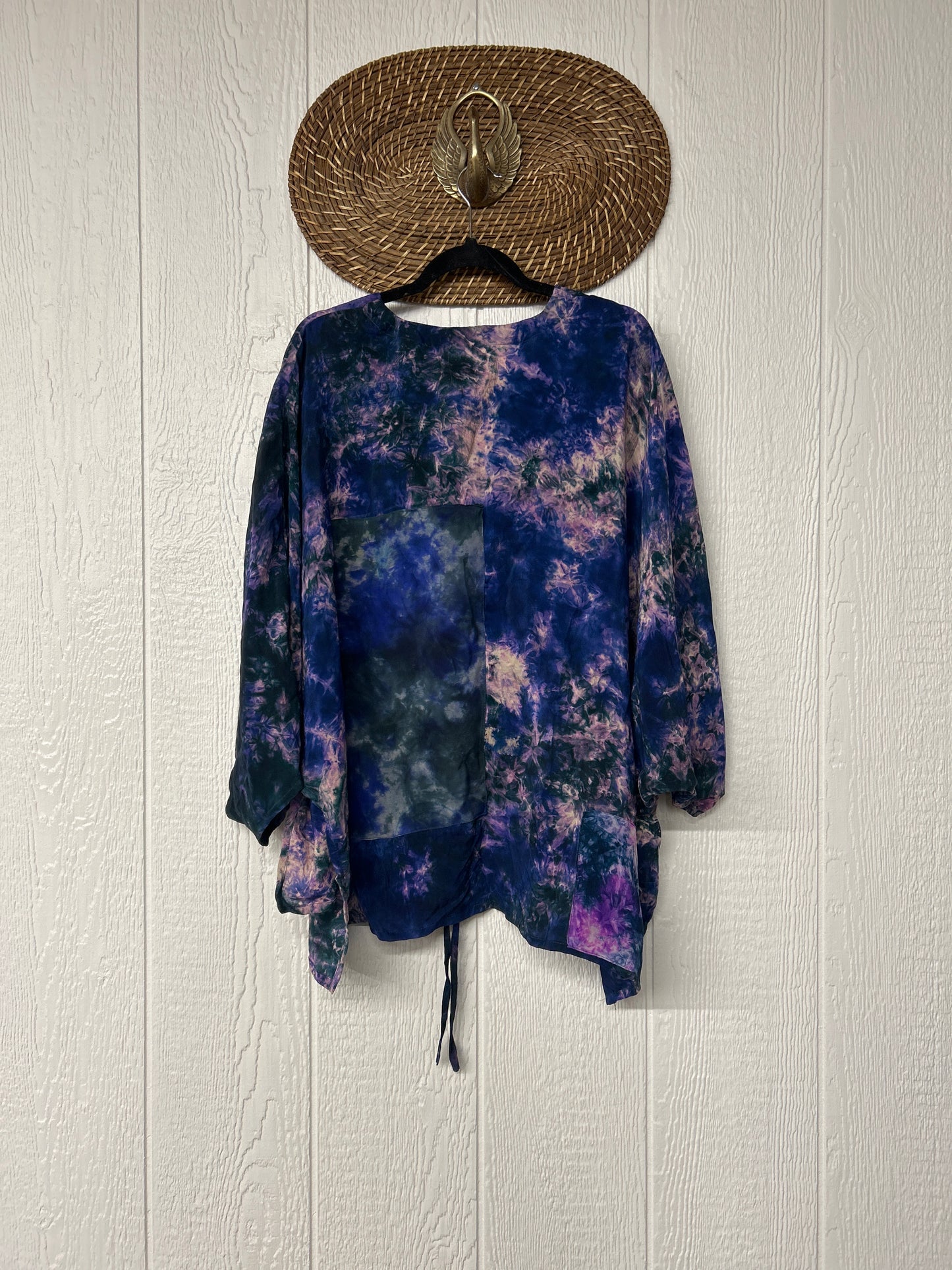 Crepe Sari Hi Lo Butterfly Top 0726 230