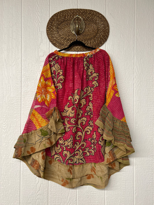 Pareo Kantha Wild Rose Skirt 0426 172