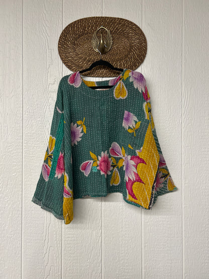 Pareo Kantha Wanderer Pocket Crop Top 0226 133