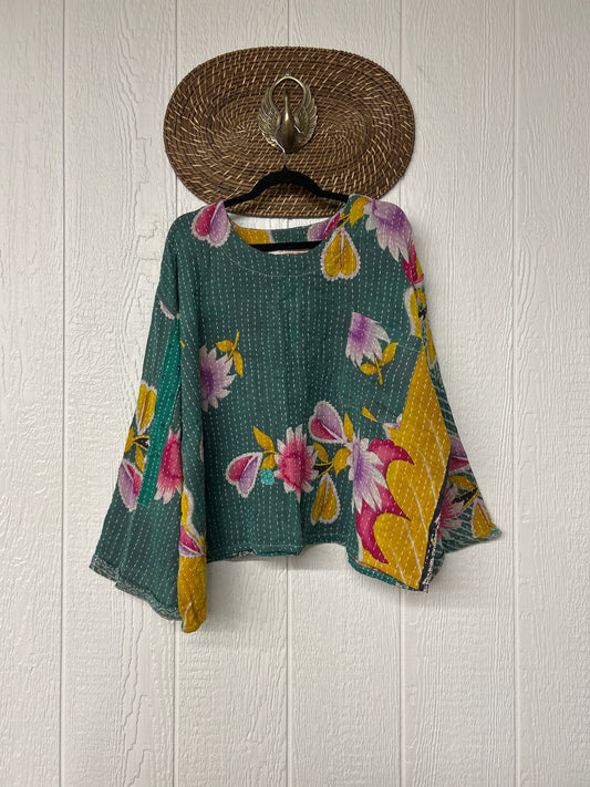Pareo Kantha Wanderer Pocket Crop Top 0226 133