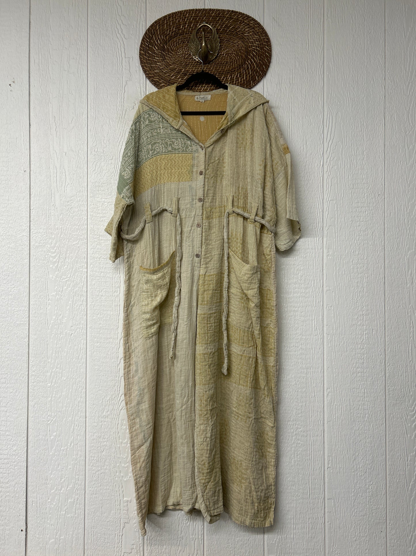 Alchemi Pareo Kantha Zen Hoodie Jumpsuit 0826 001