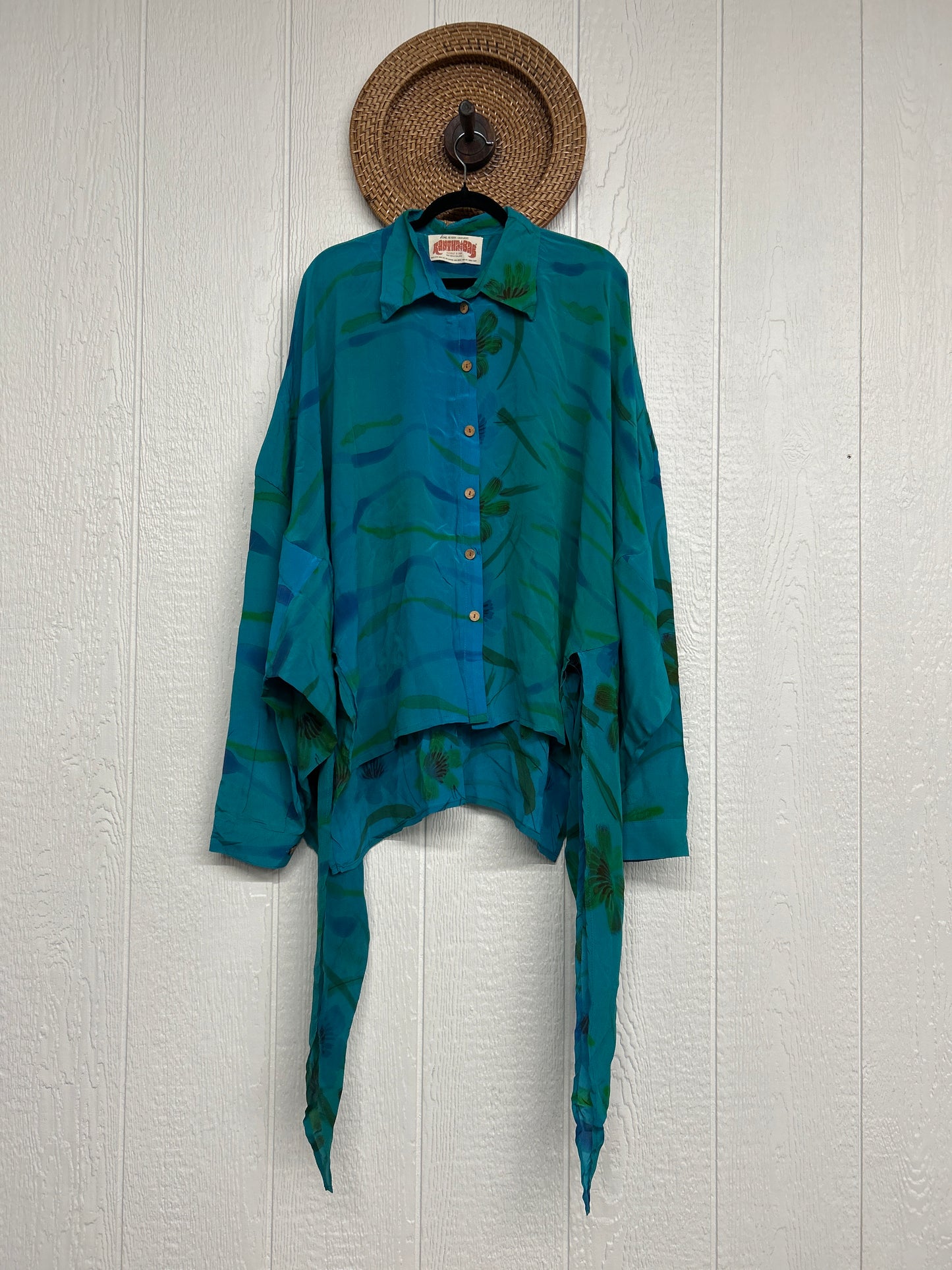 Crepe Sari Nirvana Button Down 1125 260