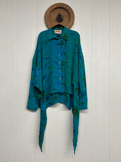 Crepe Sari Nirvana Button Down 1125 260