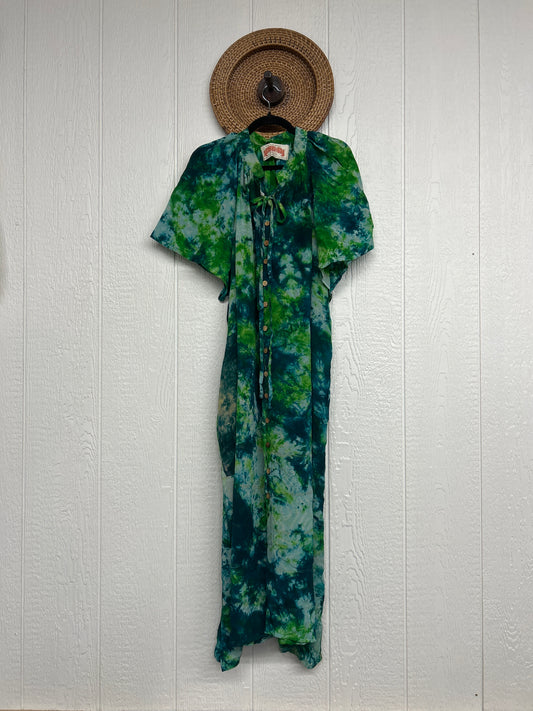 Crepe Sari Summer Woodstock Duster 0626 109