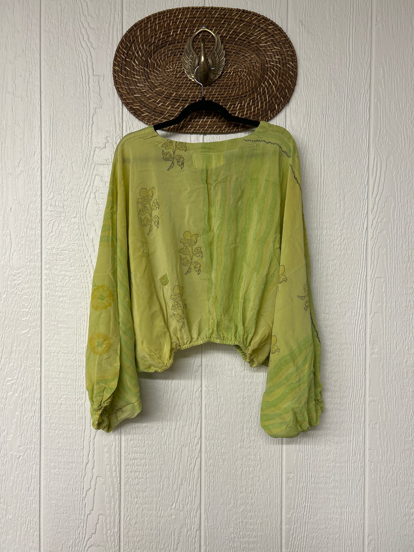 Crepe Sari Luna Crop Top 0126 232