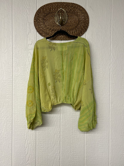 Crepe Sari Luna Crop Top 0126 232