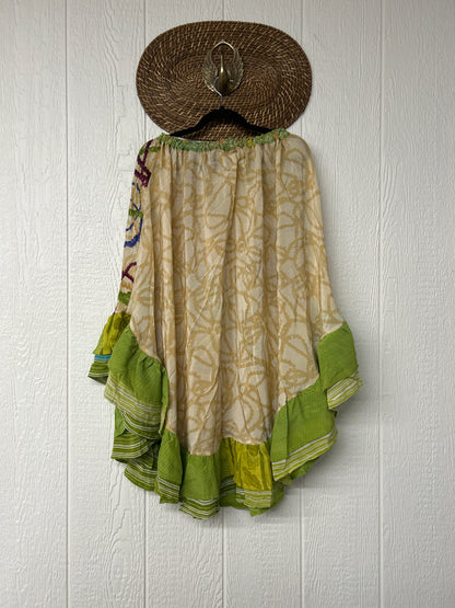 Crepe Wild Rose Skirt 1025 068