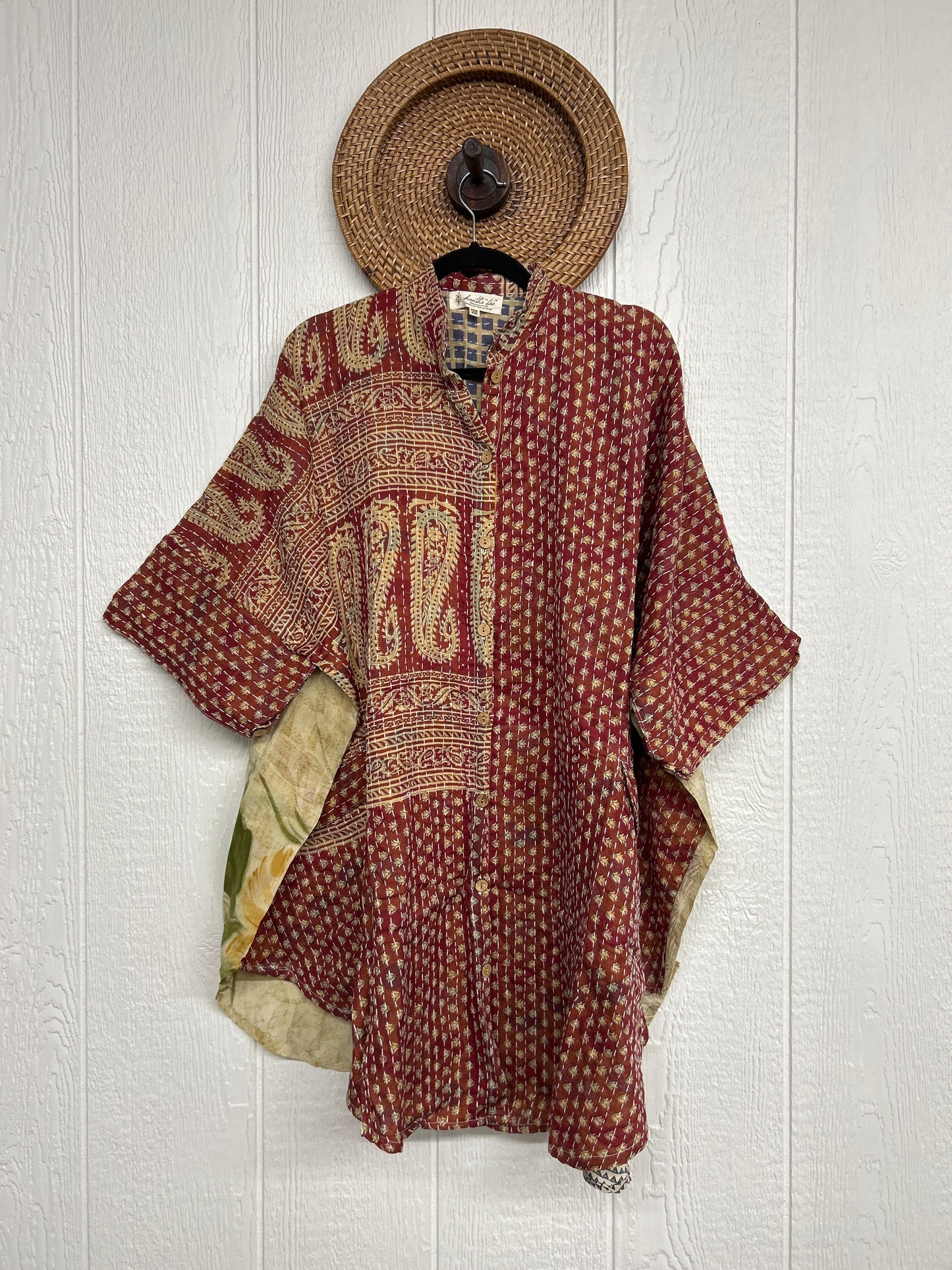 Pareo Kantha Free To Be Button-Down 0426 209
