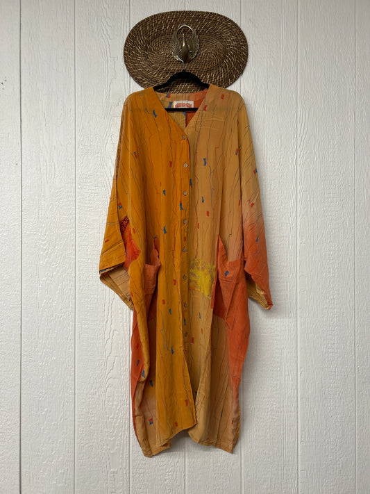 Crepe Sari Gaia Duster Dress 0826 123